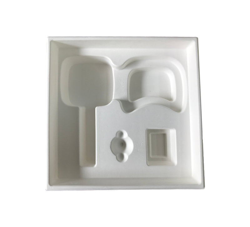 Wet pressure pulp molding