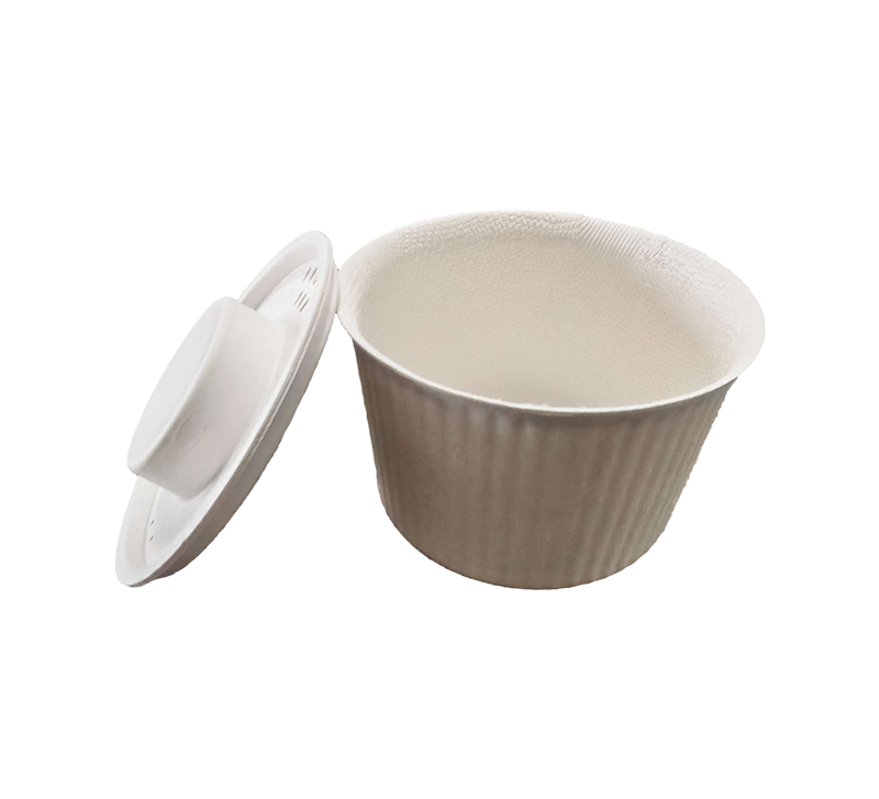Disposable paper cup pulp molding